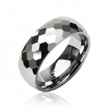 Bague couple tungstene Disco