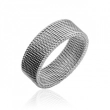 Bague mixte � fines mailles d'acier