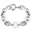 Bracelet femme � boucles d'acier et c�ramique