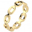 Bague � maillons soud�s en acier dor�