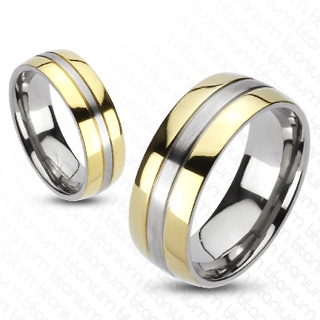 Bague couple titane Concept
