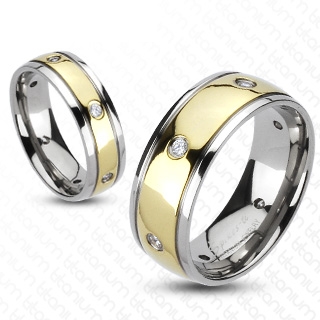 Bague couple titane Starcluster