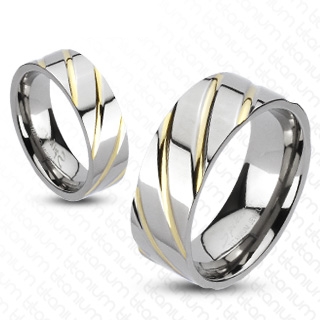 Bague couple titane Velocity