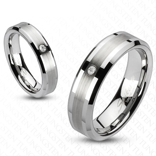 Bague couple tungstene Blaze