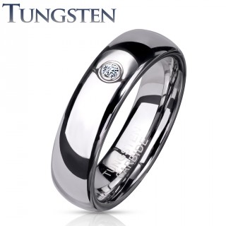 Bague couple tungstene Cyclops