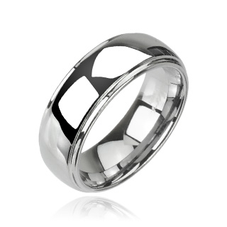 Bague couple tungst�ne Shining