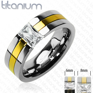 Bague couple titane Nova