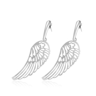 Boucles d'oreilles � aile d'ange ajour�e