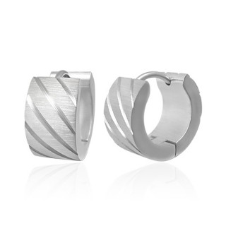 Boucles d'oreilles mixtes Spiral