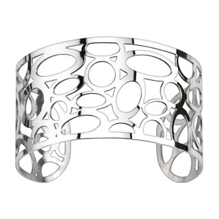 Bracelet acier modulable ajour� � ovales