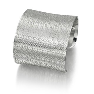 Bracelet acier modulable large multi-poin�onn�