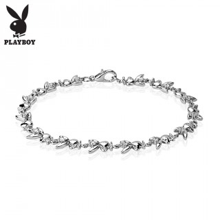 Bracelet fantaisie femme � maillons lapins Playboy