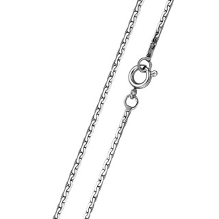 Chaine acier � mailles ovales plates serr�es