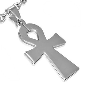 Pendentif acier "ankh egyptien" croix de vie