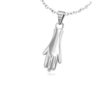 Pendentif acier gant f�minin