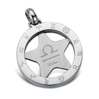 Pendentif signe astrologique Balance