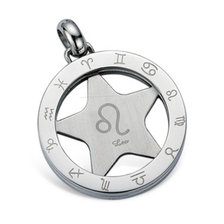 Pendentif signe astrologique Lion