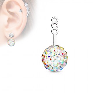 Rajout � boule shamballa - aurore bor�ale